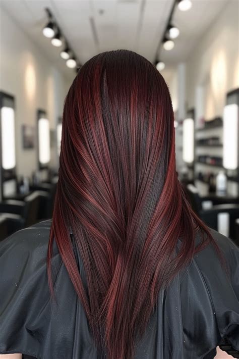 35+ Gorgeous Ways To Wear Red Highlights in Brown Hair - Flo's Blog