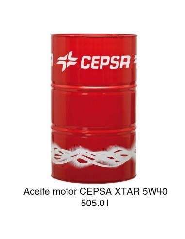 Aceite Motor CEPSA XTAR 5W40 505 01