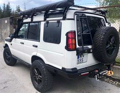 Land Rover Discovery D2 Winch Rear Long Bumper With Led Lights