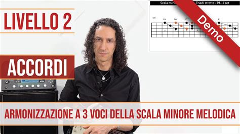 Armonizzazione A 3 Voci Della Scala Minore Melodica Demo Youtube