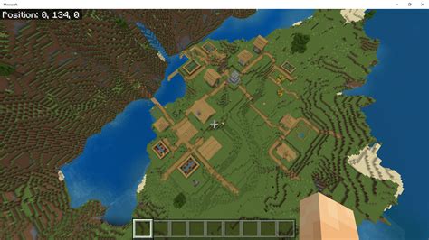 Plains village spawn: -1980321658 : r/minecraftseeds