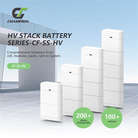 Hot Sale Stacked Home Energy Storage Batteries Hv Kwh Kwh