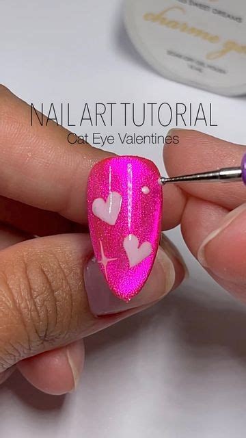 Jeanette Flores On Instagram Tutorial Time Cat Eye VDay Nails