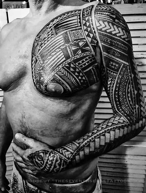 Polynesian Tattoos Rob Deut TheSeventhSenseTattoos