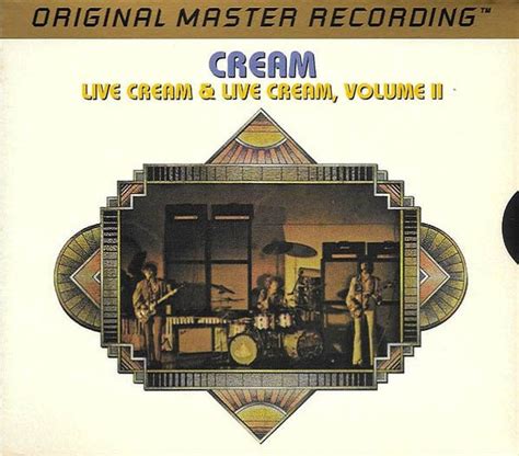 Cream – Live Cream & Live Cream, Volume II (1995, CD) - Discogs