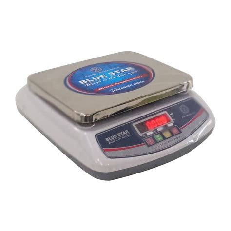 BLUE STAR Digital Table Top Scale ABS Regular Size 250x300 Mm