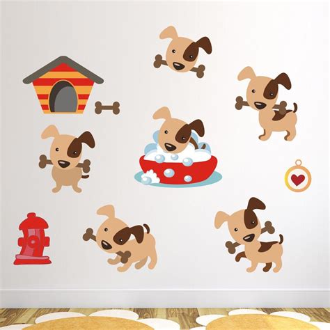 Friendly Puppy Dog Wall Stickers Puppy Dog Wall Decals