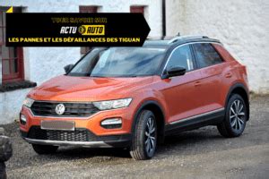 Tiguan Volkswagen Les Pannes Les Plus Courantes Actuauto Fr La