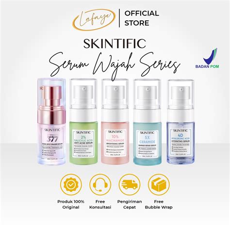 Jual SKINTIFIC Serum Wajah Series Anti Acne Niacinamide 10 Brightening