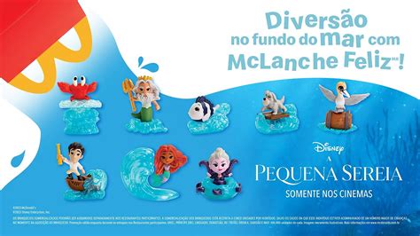 Mclanche Feliz Traz Personagens Inspirados Em A Pequena Sereia