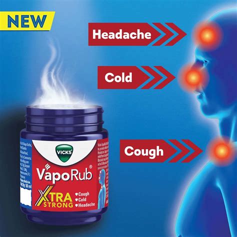 Buy VICKS VAPORUB XTRA STRONG 50 ML RELIEF FROM COLD COUGH HEADACHE AND