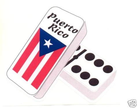 Puerto Rico Flag Dominos Sticker Decal On Popscreen