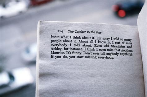 Catcher In The Rye Quotes About Growing Up