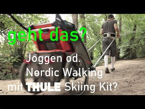 Joggen Od Nordic Walking Mit Thule Chariot Skiing Kit Geht Das