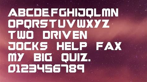 Guardians Of The Galaxy Font Fonts Studio