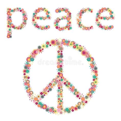 Sketchy Doodle Peace Sign Vector Stock Vector Illustration Of Scroll