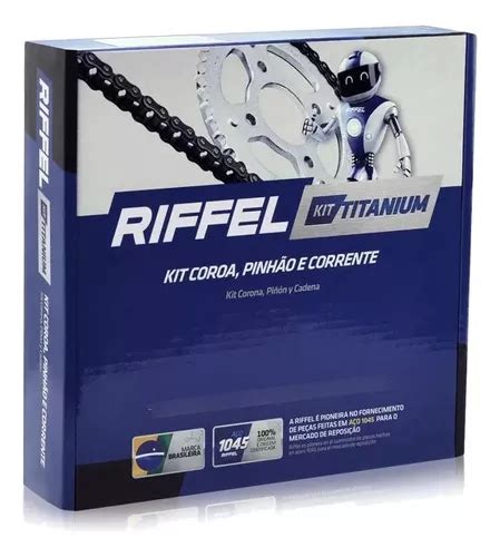 Kit De Transmision Riffel Yamaha Ybr 125 Avant Motos