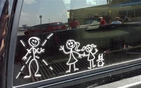 Funny Family Car Stickers | Fun