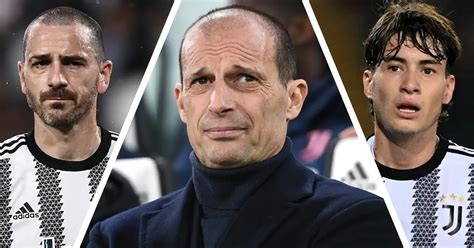 La Lista Degli “esuberi” Della Juventus è Infinita Allegri Ha Indicato Ben 13 Giocatori Che