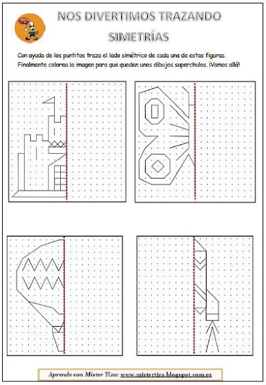 Aprende Con M Ster Tiza Ficha Para Trabajar Simetr As