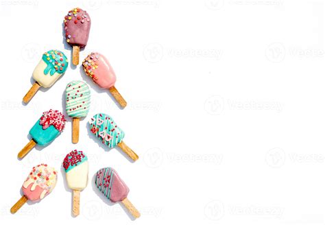 Ice cream cake pops 22813699 Stock Photo at Vecteezy