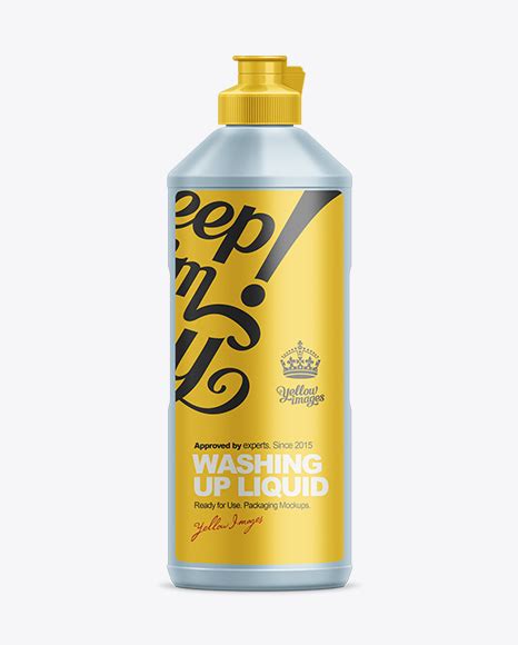 500ml Dishwashing Bottle Mockup - Free Download Images High Quality PNG, JPG