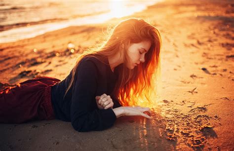 Fondos De Pantalla Templo Luz De Sol Mujer Modelo Amor Rojo Fotografía Playa Mañana