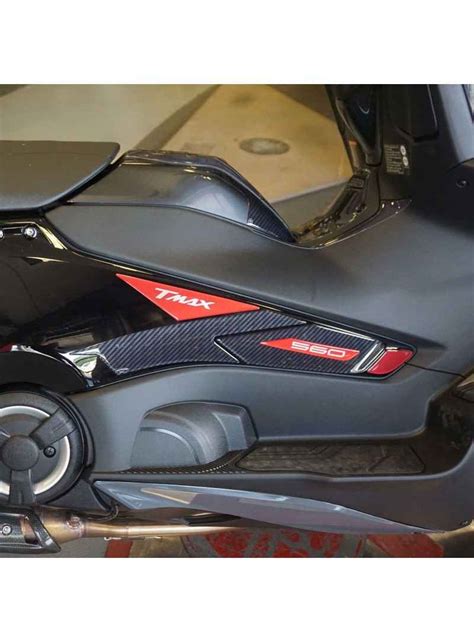 Kit Adesivi D Rosso Protezioni Scooter Compatibili Con Yamaha Tmax