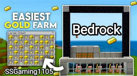 Easy 1 19 Gold And Xp Farm Tutorial In Minecraft Bedrock Mcpe Xbox Ps4 Nintendo Switch