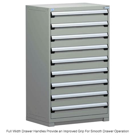 Rousseau Metal Modular Storage Drawer Cabinet 36x24x60 9 Drawers 1