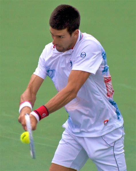 Novak Djokovic Backhand Impact Semi BNP12 Jfawcette 2324 Flickr