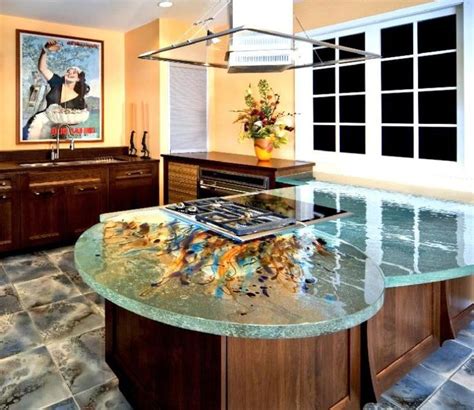 Colored Glass Countertop Glass Pinterest