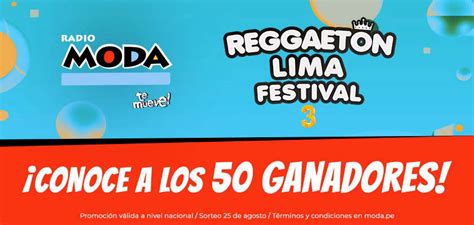 Reggaet N Lima Festival Conoce A Los Ganadores De Las Entradas Dobles