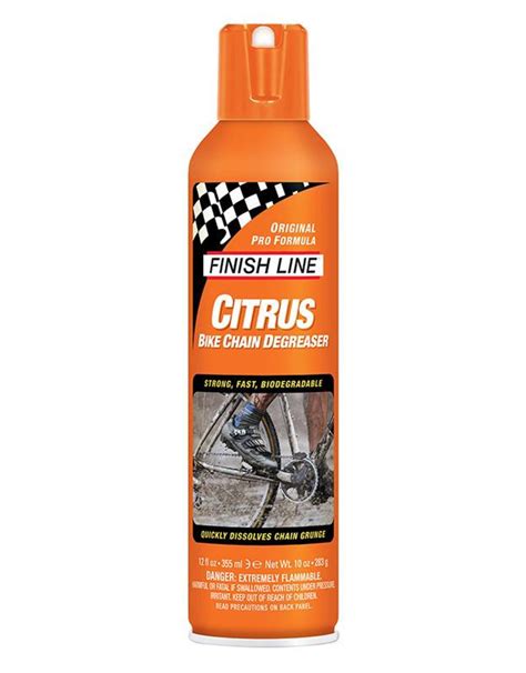 Finish Line Citrus Bike 120z Degreaser Spray Can - Vermont Bicycle Shop