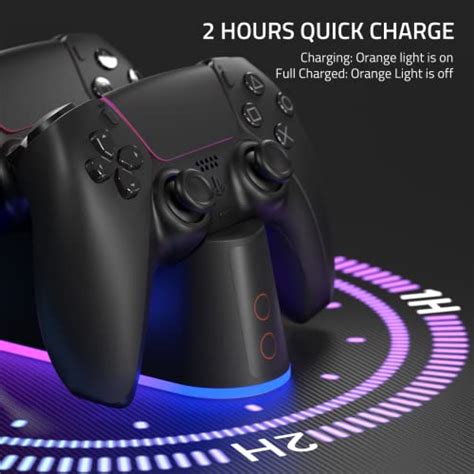 Charging Station for PS5 Controller, Playstation 5 Controller Charger ...