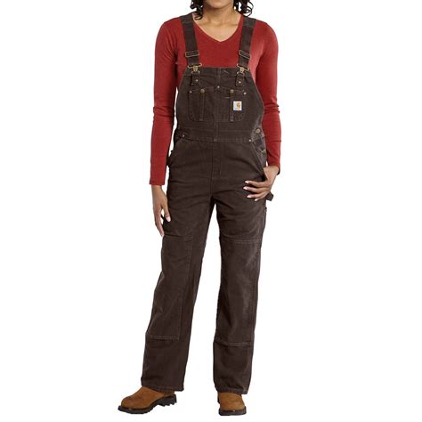 Carhartt Sandstone Bib Overalls For Women