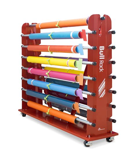 Vinyl Roll Wall Mount Storage Rack Signworld Racks Come In Various