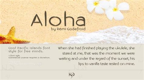 Aloha Font Free Download | The Fonts Magazine