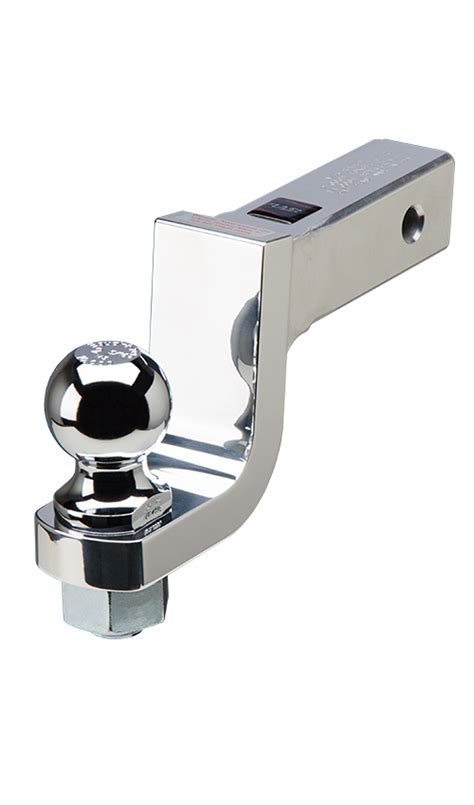 Aluminum Trailer Hitch Ball Mount 1 Rise Or 2 Drop 1 Ball Hole