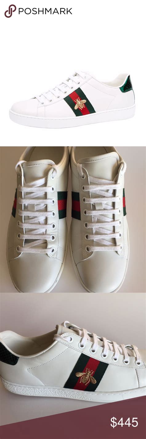 Gucci Women S Ace Embroidered Bee Sold Out Gucci Leather Sneakers