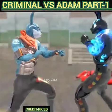 Criminal Vs Adam Part 1 Adam Ff Criminal Ff Freefiremax Action