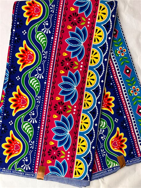 African Fabric Blue Ankara Print African Clothing Craft African Fabric