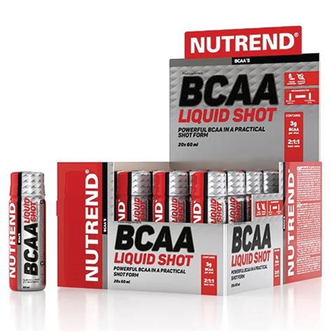 Acides Amin S Bcaa Mega Shot Nutrend X Ml Indisponible