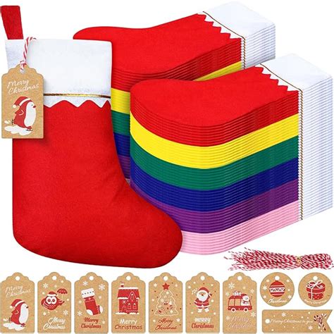 Amazon MiniInflat 300 Pcs Christmas Stockings Bulk Set Include 100