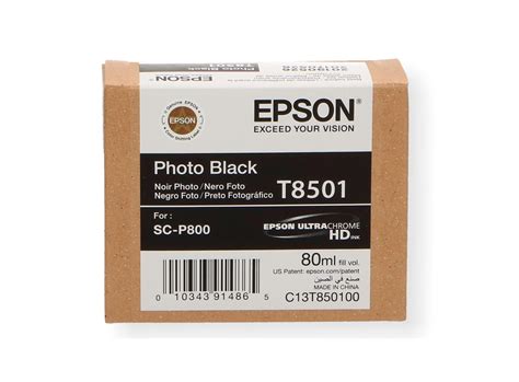 Fine Art Foto Epson Ultrachrome HD Inks For SureColor SC P800 80ml T850