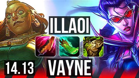 ILLAOI Vs VAYNE TOP 800 Games Dominating Rank 12 Illaoi BR