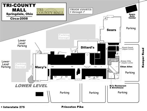 Map Of Tri County Mall | Hiking In Map