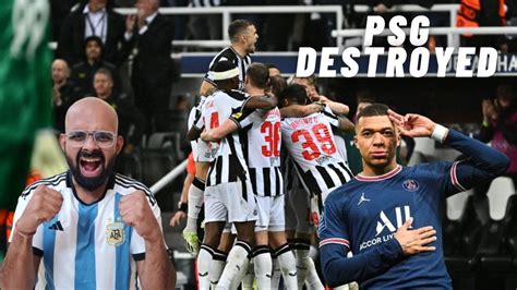 Newcastle Destroy Psg Newcastle United 4 1 Psg Milestone Moment In