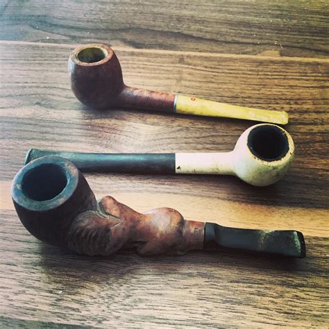 Found a few of my grandfather's old pipes. Inspired me to start smoking