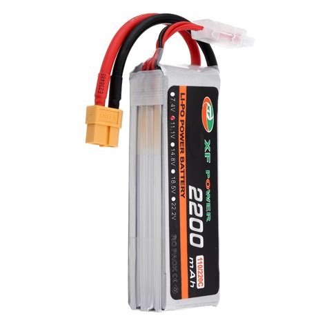 New XF POWER 11 1V 2200mAh 110C 220C 3S Lipo Battery XT60 Plug For RC